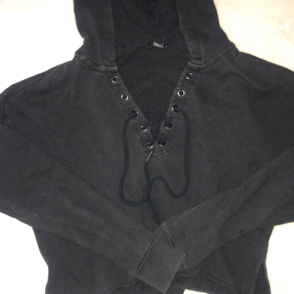 Grunge crop top sweater - Picture 1 of 2